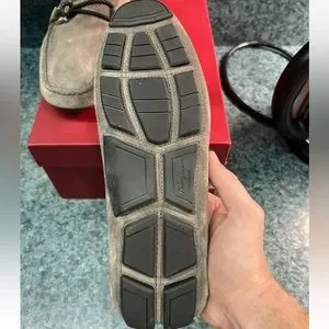 Authentic New in Box Salvatore Ferragamo Front 4 Driving Moccasins Shoes 7.5 EEE Ferragamo Front 4 Drivers – NYC Designer Outlet main image 4